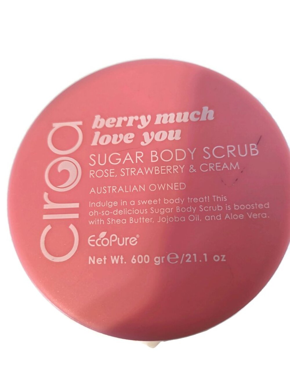 Ciroa berry much love you Sugar Body Scrub Rose Strawberry & Cream 21.1 Oz